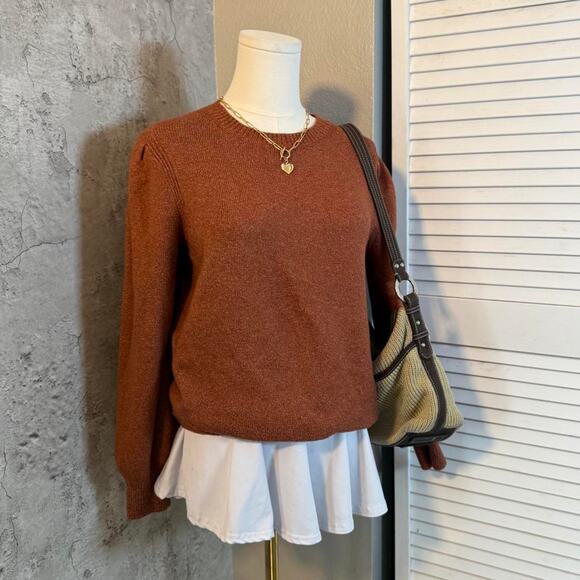 Preppy Amazon Essentials Orange Sweater - Picture 4 of 7